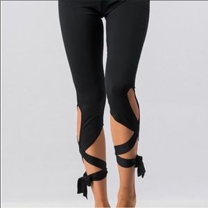 Ballerina Ankle Wrap Yoga Pant